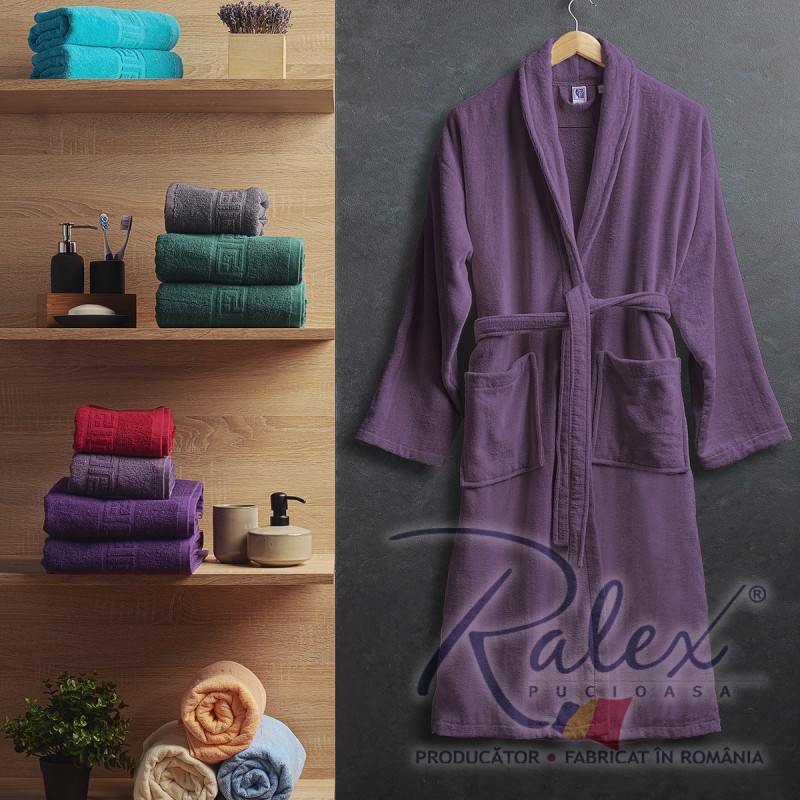HALAT BAIE VELUR 100% BUMBAC – LILA